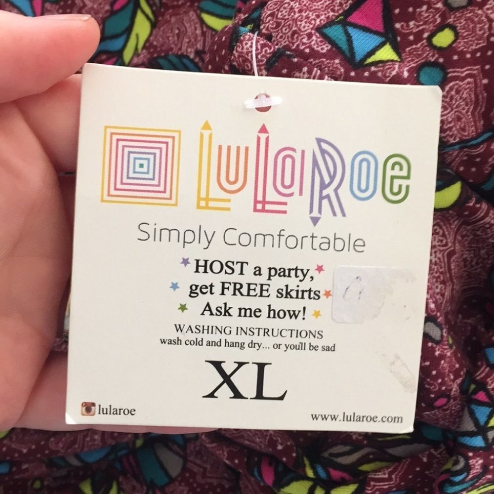 XL LuLaRoe Maxi Skirt F06 1134‎ - Picture 4 of 4